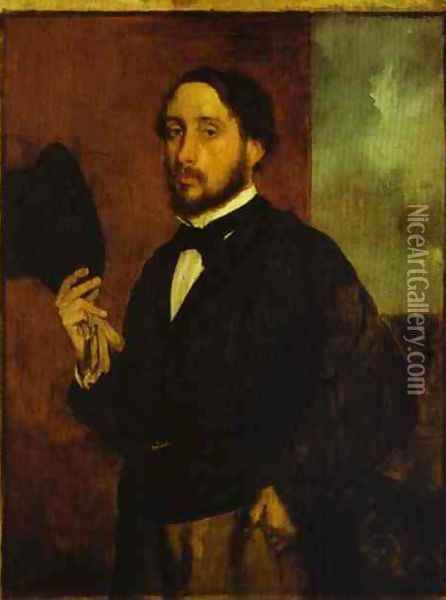Self Portrait Oil Painting - Edgar Degas