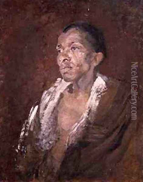 Study of a Negro Oil Painting - Harold Gilman