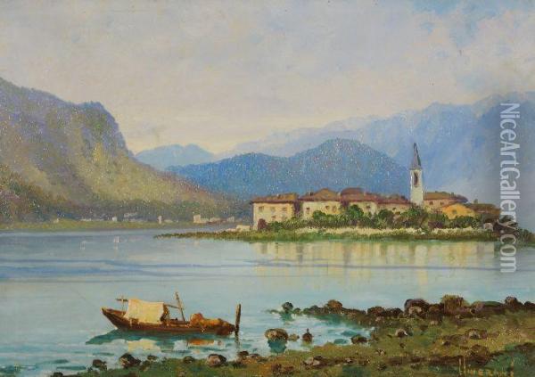 Paesaggio Oil Painting - Romolo Liverani