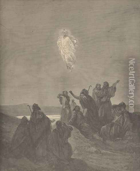 The Ascension Oil Painting - Gustave Dore
