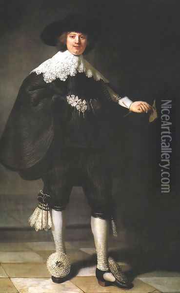 Portrait of Maerten Soolmans Oil Painting - Harmenszoon van Rijn Rembrandt