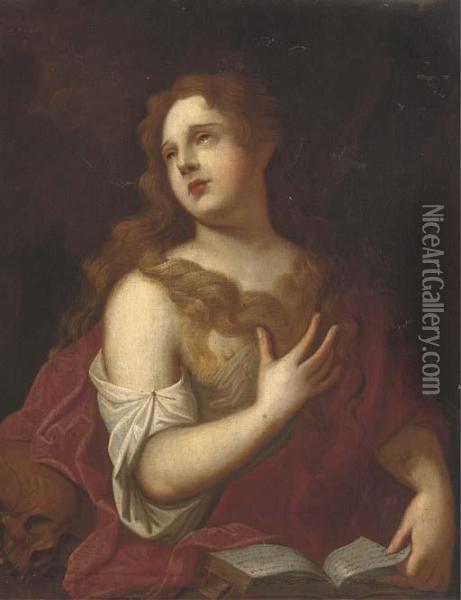 Saint Mary Magdalene Oil Painting - Tiziano Vecellio (Titian)