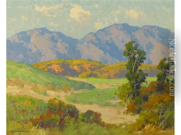 April Sunshine Oil Painting - Maurice Braun