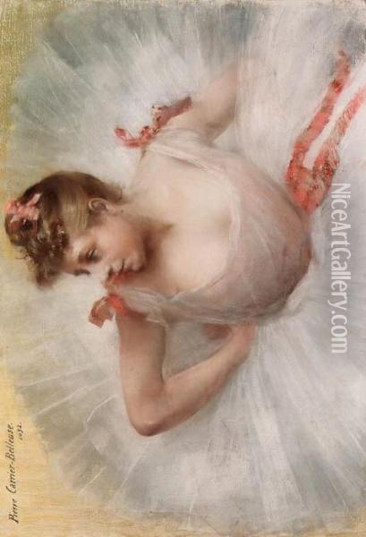 La Danseuse Oil Painting - Pierre Carrier-Belleuse