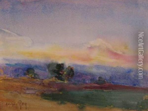 Soleil Oil Painting - Adolphe Rey