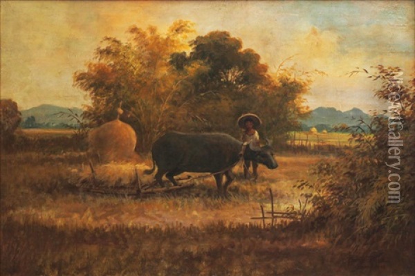 Landscape Oil Painting - Teodoro Buenaventura