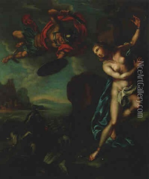 Perseus And Andromeda Oil Painting - Francois Lemoyne