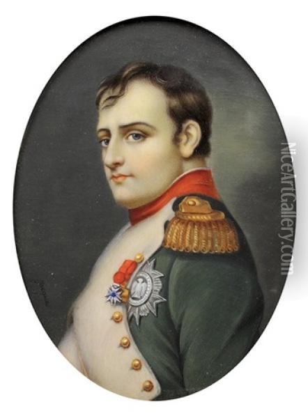 Portrait Of Napoleon Oil Painting - Nicolas Jacques