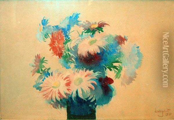 Kwiaty Oil Painting - Leon Wyczolkowski
