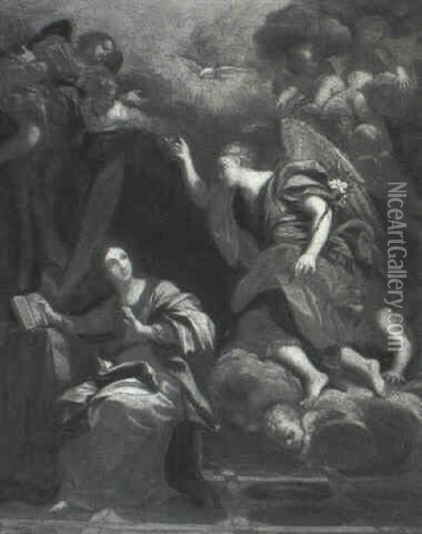 The Annunciation Oil Painting - Sebastiano Ricci