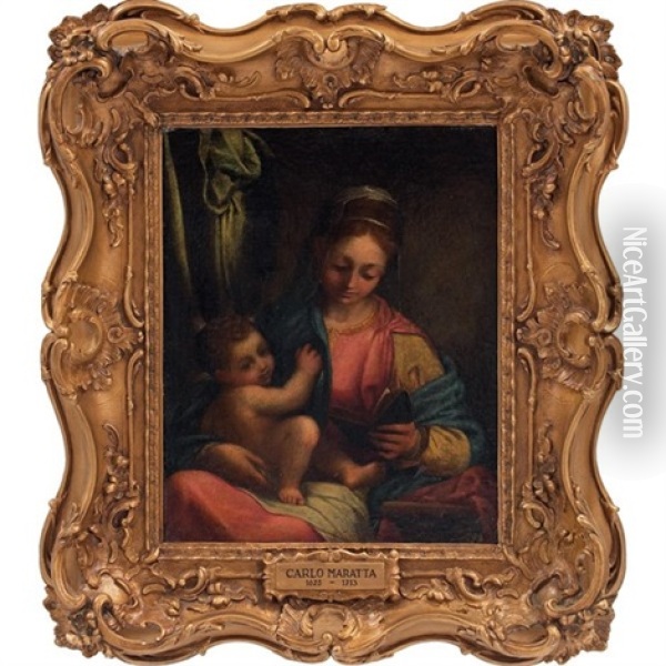 Madonna And Child Oil Painting - Federico Barocci