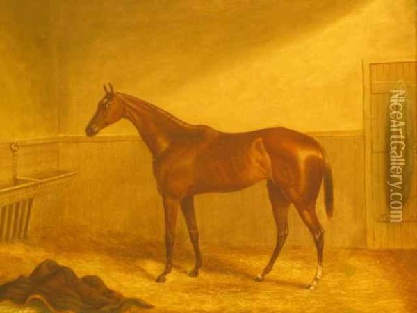 Zoe (the Champion 1860) Oil Painting - Walter John Burroughs-Fowler