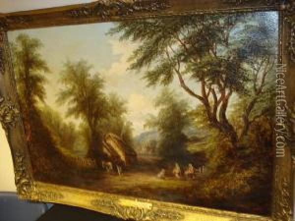 Knaresborough Oil Painting - John Mellor
