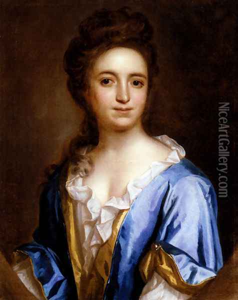 Portrait Of A Lady Oil Painting - Thomas Murray