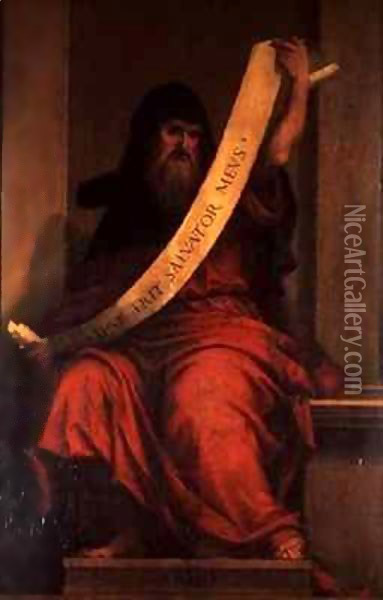 Prophet Job Oil Painting - Fra (Baccio della Porta) Bartolommeo