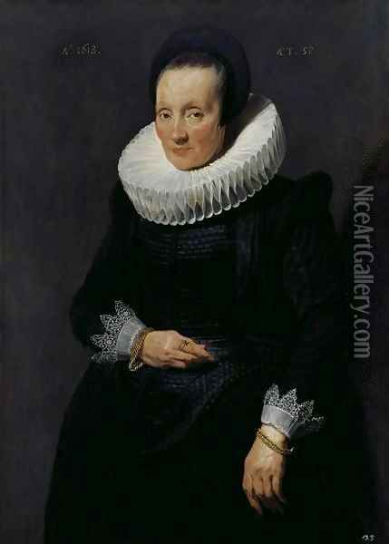 Portrait of a Woman 1618 Oil Painting - Sir Anthony Van Dyck