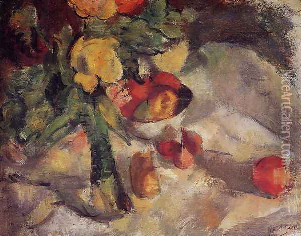 Still Life with Fruit Oil Painting - Jules Pascin