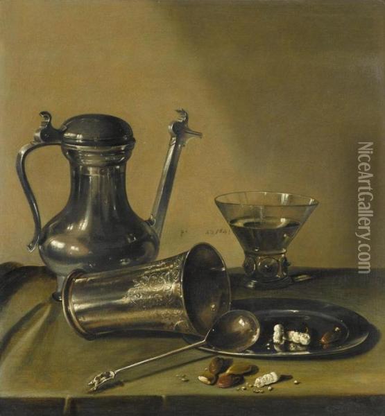 Still Life Oil Painting - Pieter Claesz.