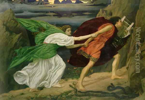Orpheus and Eurydice, 1862 Oil Painting - Sir Edward John Poynter