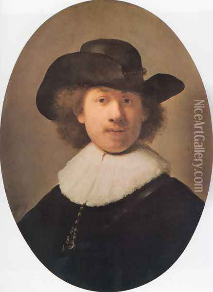Self-portrait VII Oil Painting - Harmenszoon van Rijn Rembrandt