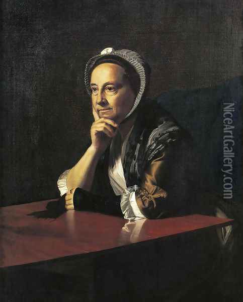 Mrs. Humphrey Devereux (Mary Charnock) Oil Painting - John Singleton Copley