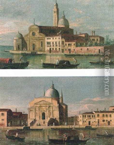 San Michele, Venice Oil Painting -  Master of the Langmatt Foundation Views
