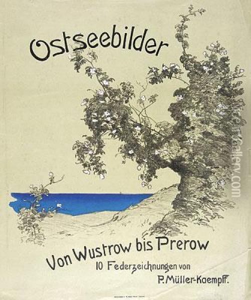 Von Wustrow Bis Prerow Oil Painting - Paul Muller-Kaempff