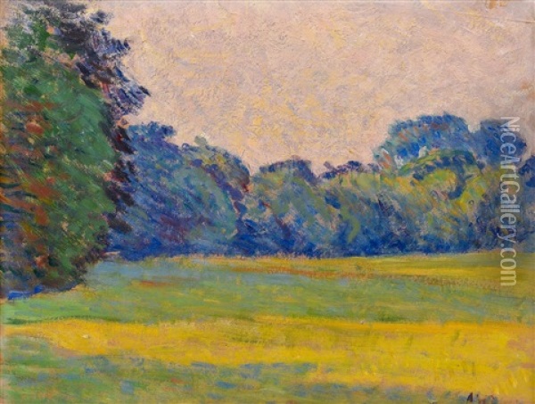 Park Landscape Oil Painting - Alfred William (Willy) Finch