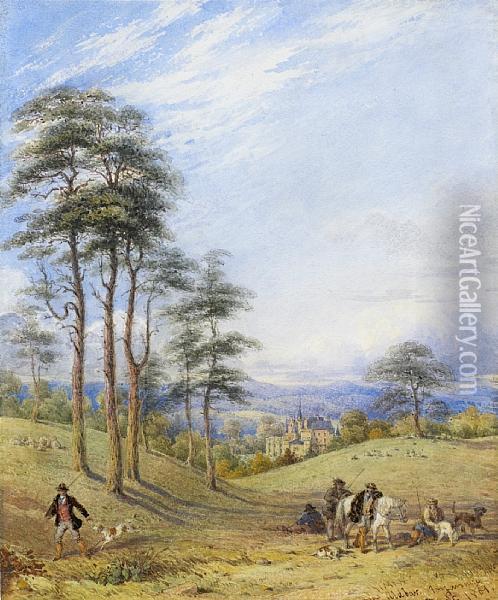 Aldbar, Forfarshire Oil Painting - William Clarkson Stanfield