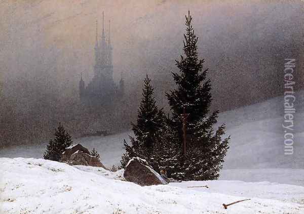 Winter Landscape (1) 1811 Oil Painting - Caspar David Friedrich