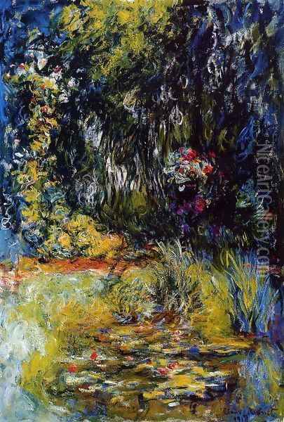 The Water-Lily Pond1 1918-1919 Oil Painting - Claude Oscar Monet