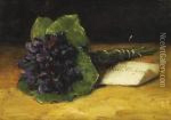 Bouquet De Violettes Oil Painting - Paul Trouillebert