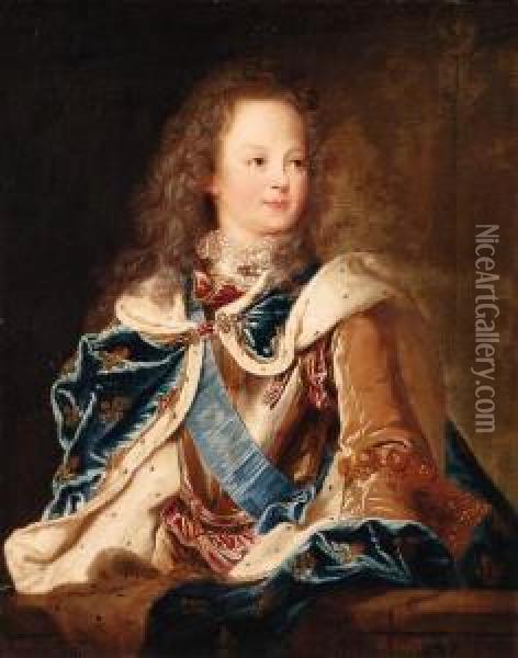 Portrait Of The Dauphin Oil Painting - Jean Baptiste van Loo