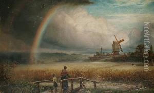 The Rainbow Oil Painting - William Holmes Sullivan