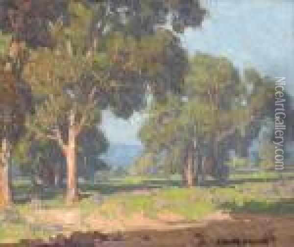 A Grove Of Trees In The Valley Oil Painting - Edgar Alwin Payne