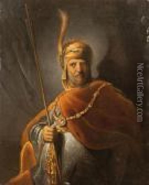 El Rey Saul Oil Painting - Rembrandt Van Rijn