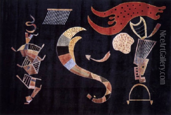 La Fleche Oil Painting - Wassily Kandinsky