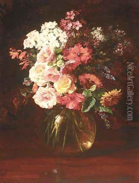 A Summer bouquet Oil Painting - Catherine M. Wood