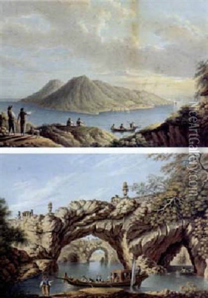 Paesaggio Marini Oil Painting - Jacob Philipp Hackert