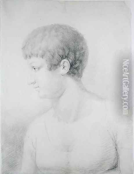 Portrait of Pauline Runge, 1801 Oil Painting - Philipp Otto Runge