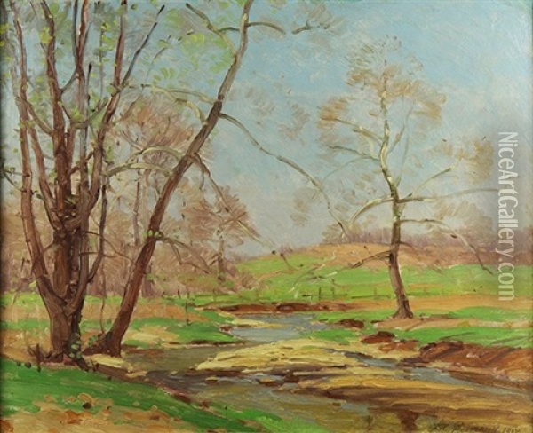 Early Spring Oil Painting - Frank Charles Peyraud