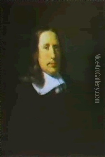 Bildnis Des Dichters John Milton Oil Painting - Lodewyck Van Der Helst