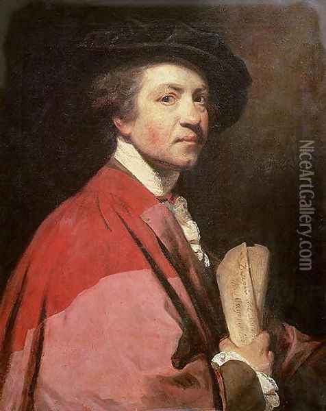 Self Portrait, 1775 Oil Painting - Sir Joshua Reynolds