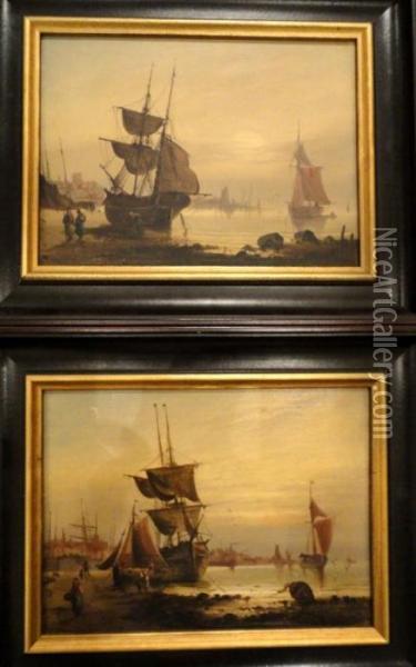Vedute Di Porto Oil Painting - James Collinson