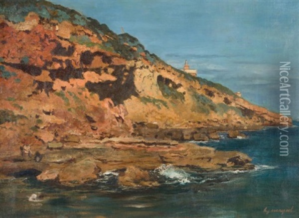 Le Phare De Tipaza, 1898 Oil Painting - Henri Evenepoel