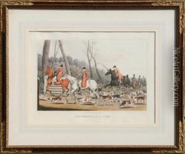 Fox Hunting, Cover Oil Painting - Henry Thomas Alken