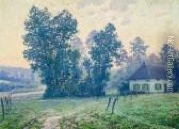 Matin A Linkebeek Oil Painting - Rodolphe Paul Wytsman
