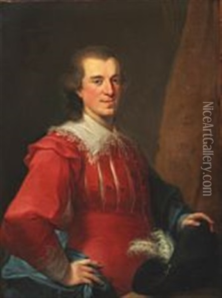 Portrait Of British Shakespearean Actor Edmund Kean (1787-1833) Oil Painting - Sir John Hoppner