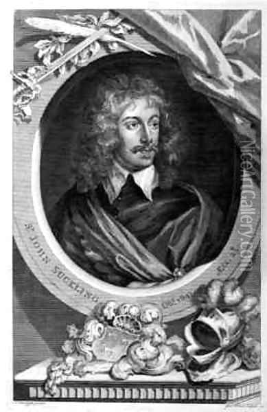 Sir John Suckling Oil Painting - Sir Anthony Van Dyck