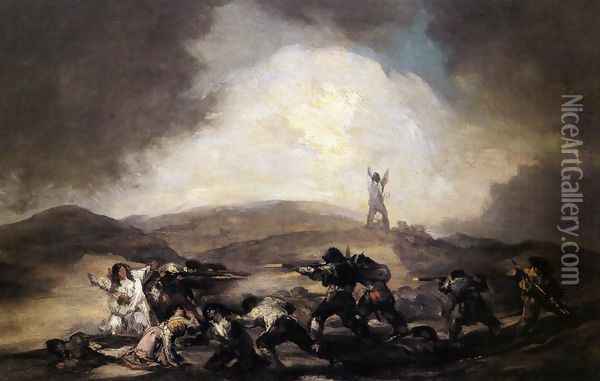 Robbery Oil Painting - Francisco De Goya y Lucientes
